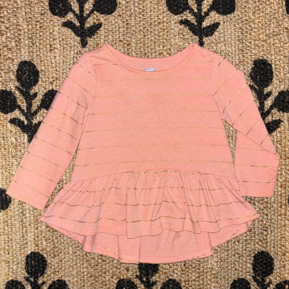 Old Navy Long Sleeve Shirt Size 12-18 Months